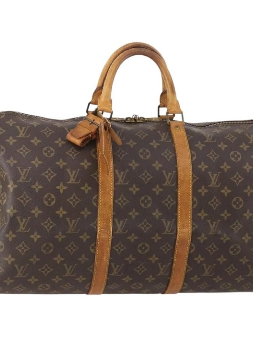 LOUIS VUITTON Monogram Keepall 50 Boston Bag M41426 LV Auth 178228